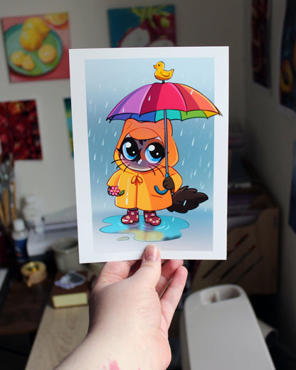 Duck the Rain | Matte Poster