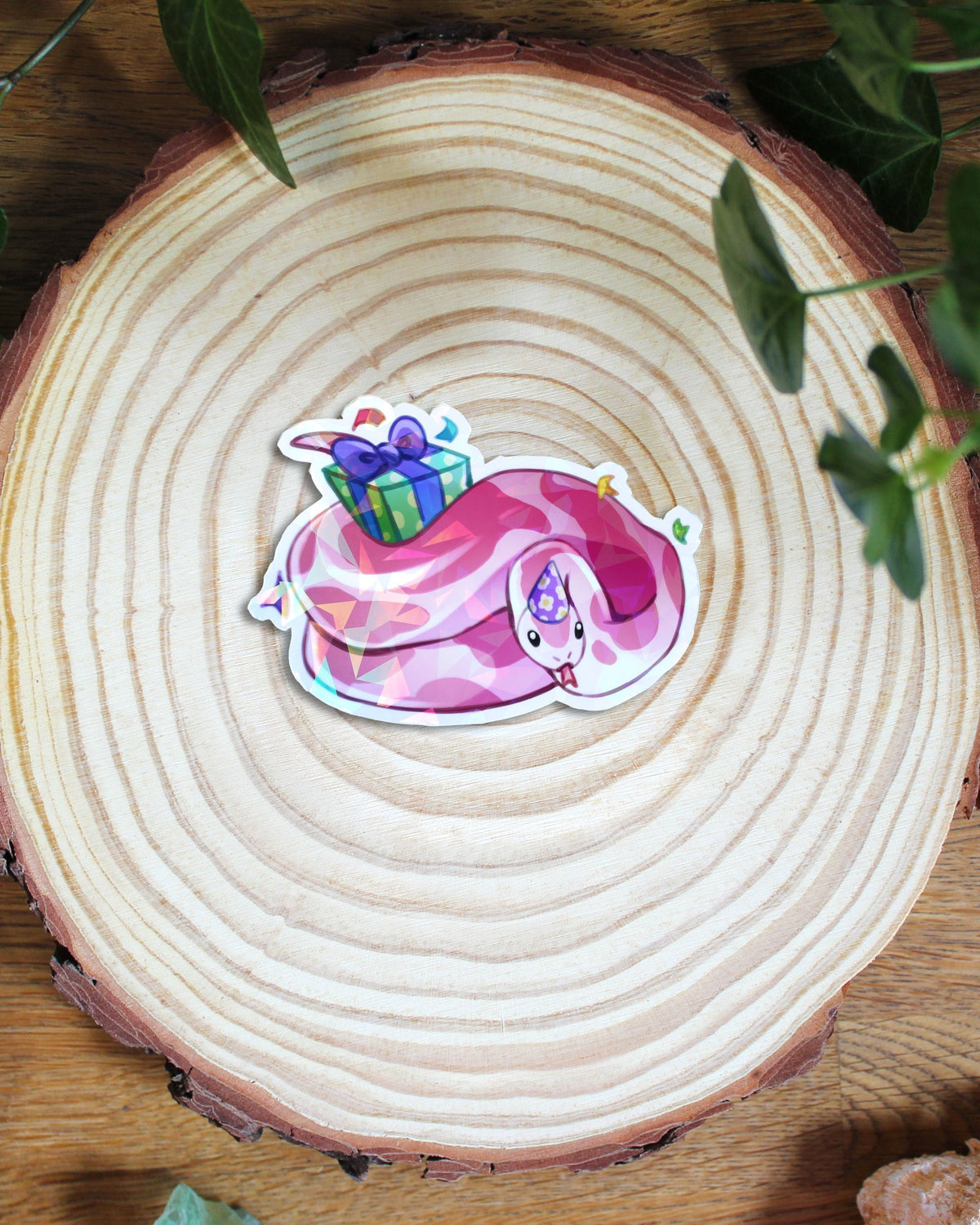 Party Snakes | Holographic Sticker