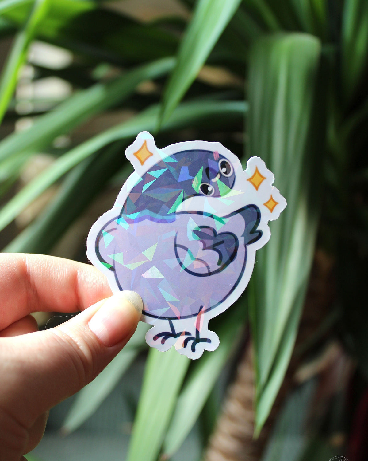 Pigeon | Holographic Sticker
