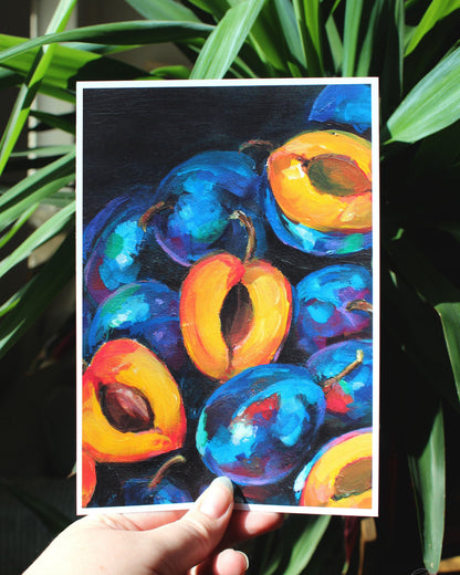 Autumn Plums | Matte Poster
