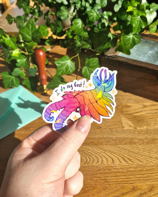 Anomalocaris | Holographic Sticker