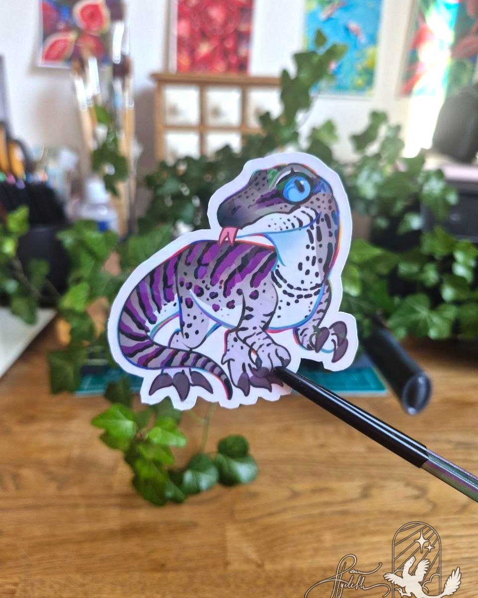 🏳️‍🌈Paleo Pride🏳️‍⚧️ Demisexual Pack | Holographic Sticker Bundle