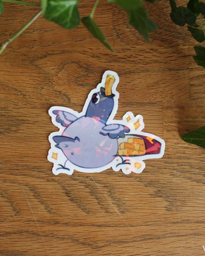Pigeon | Holographic Sticker