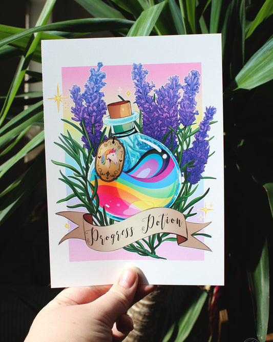 Pride Potion 🏳️‍🌈 | Progress Potion Matte Poster
