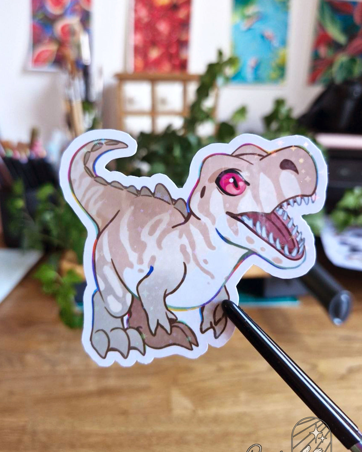 Tyrannosaurus Rex | Holographic Sticker