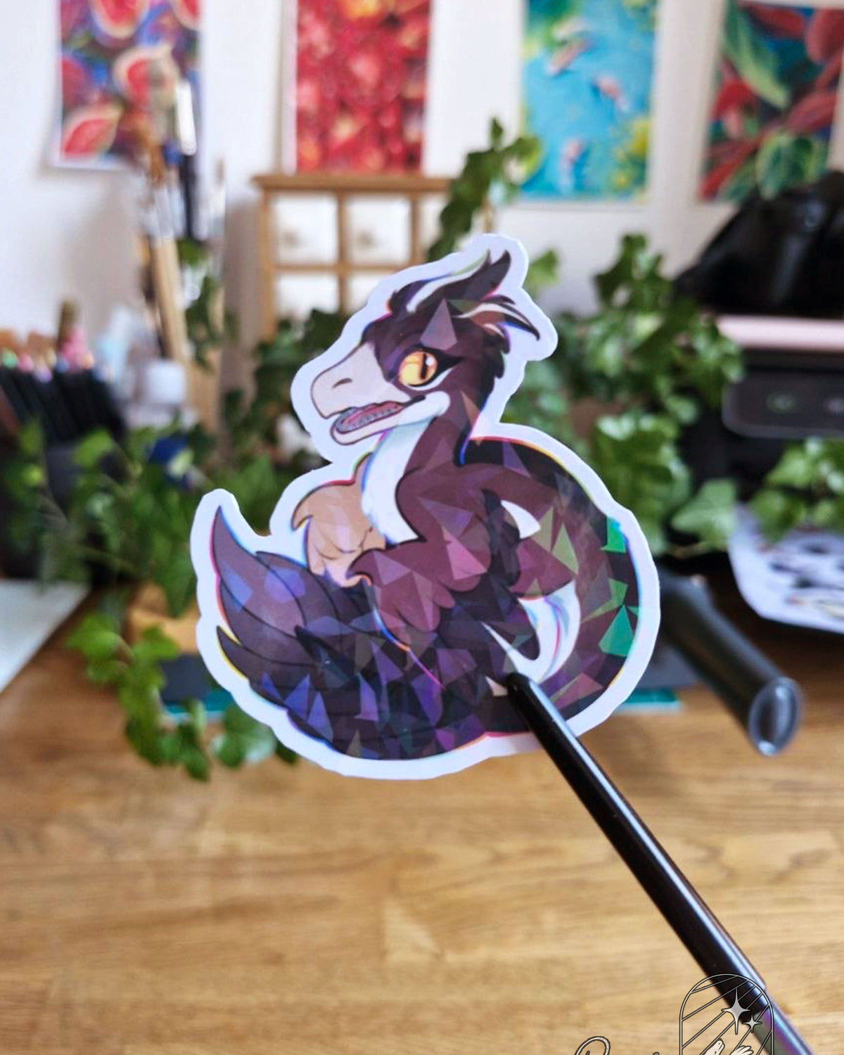 Deinonychus | Holographic Sticker