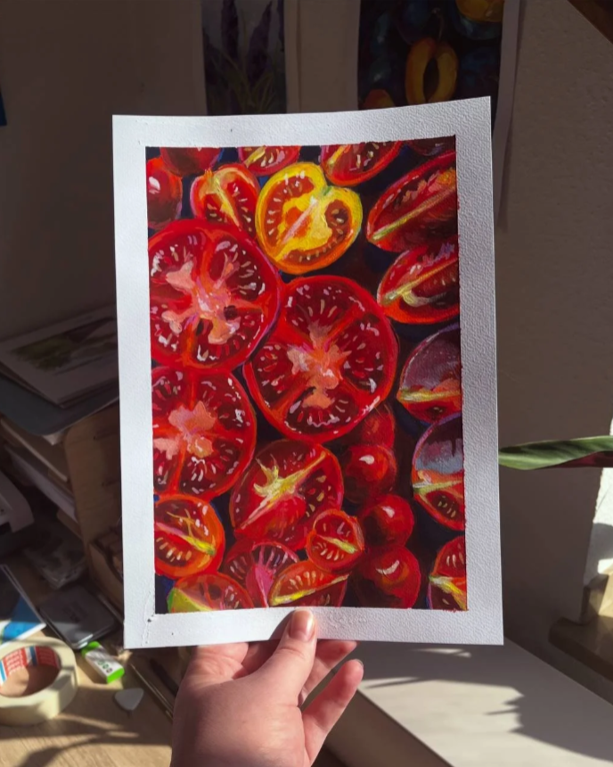 Sunny Tomatoes | Matte Poster