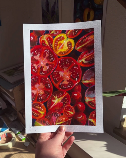 Sunny Tomatoes | Matte Poster