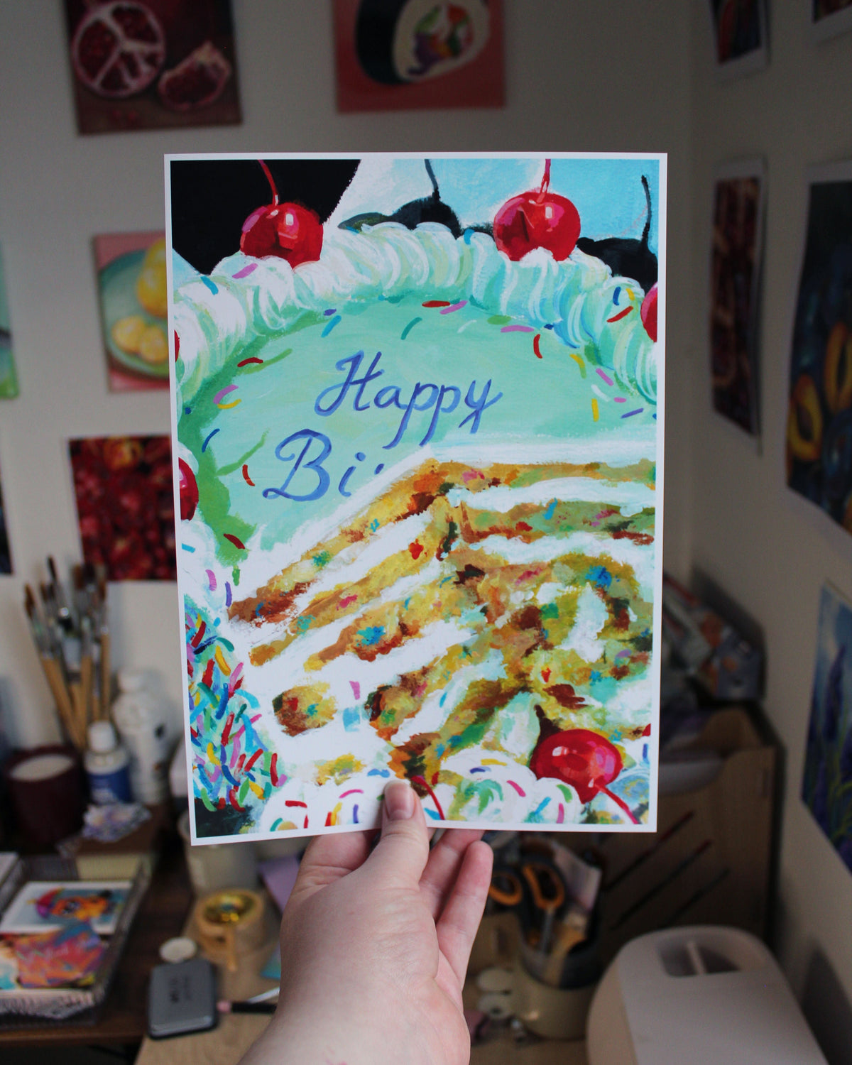 Happy Bi- | Matte Poster