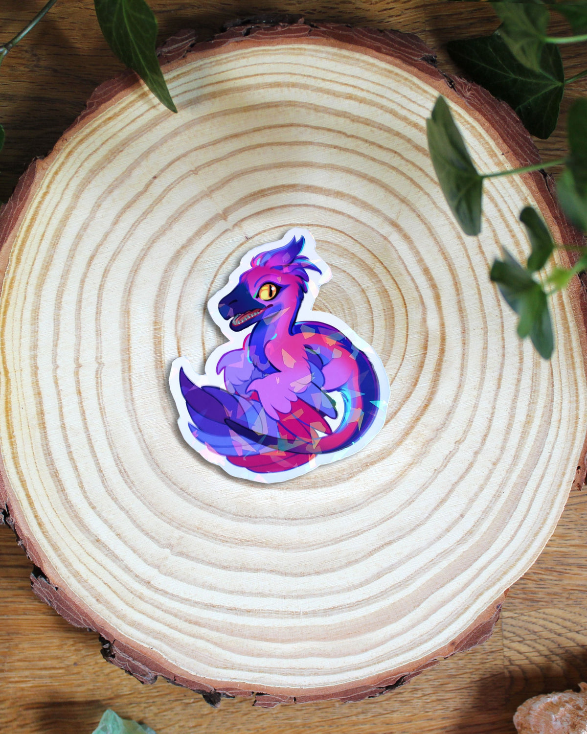 🏳️‍🌈Paleo Pride🏳️‍⚧️ Bisexual Pack | Holographic Sticker Bundle