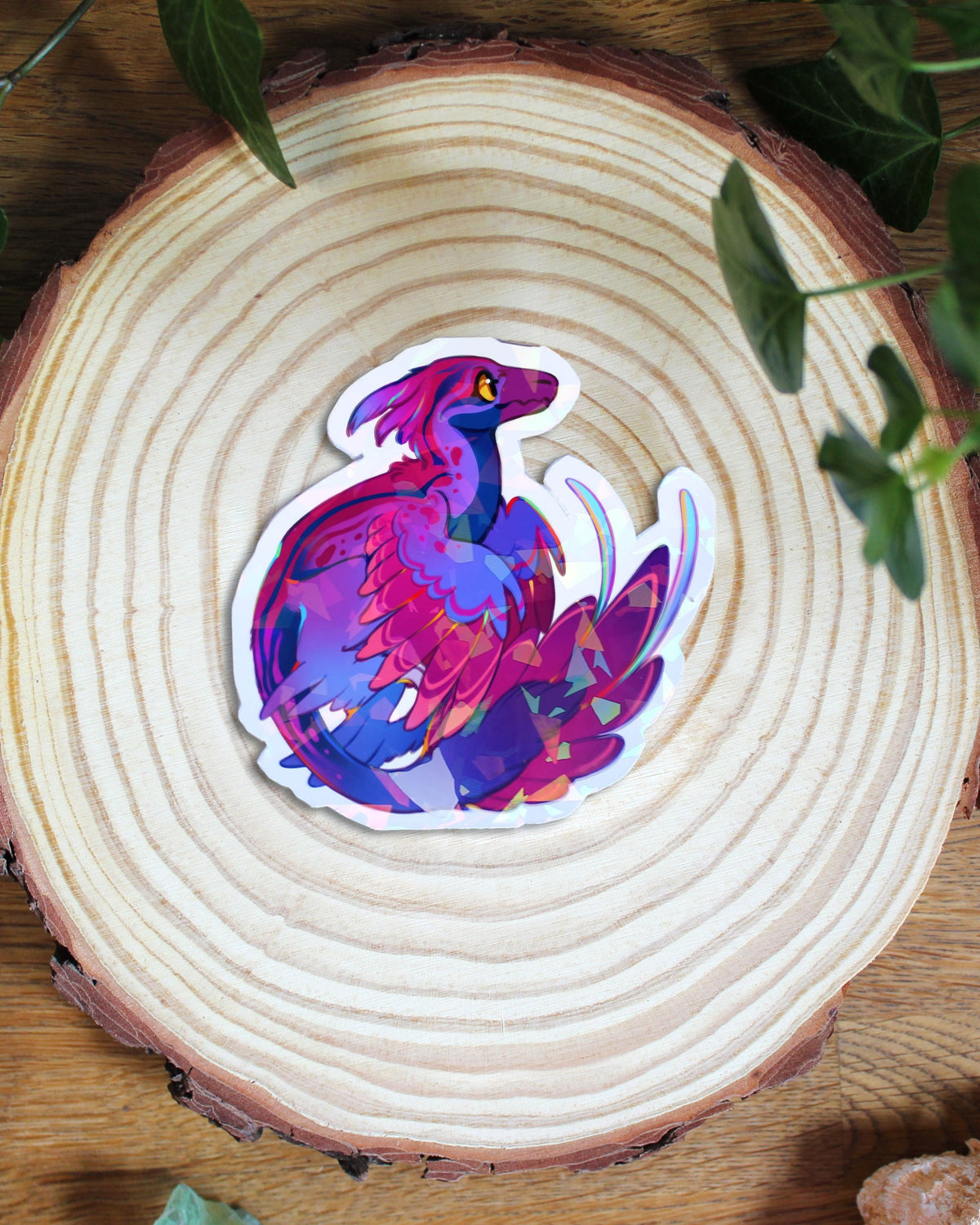 🏳️‍🌈Paleo Pride🏳️‍⚧️ Bisexual Pack | Holographic Sticker Bundle