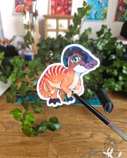 Parasaurolophus | Holographic Sticker