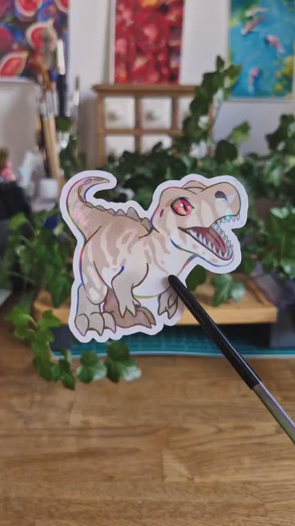 Tyrannosaurus Rex | Holographic Sticker