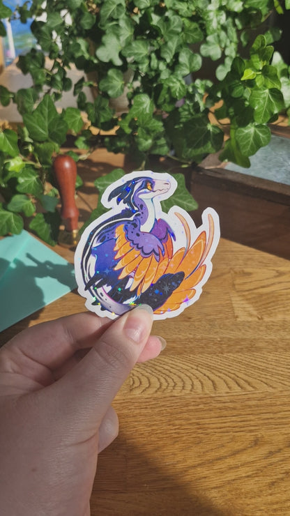 🏳️‍🌈Paleo Pride🏳️‍⚧️ Bisexual Pack | Holographic Sticker Bundle