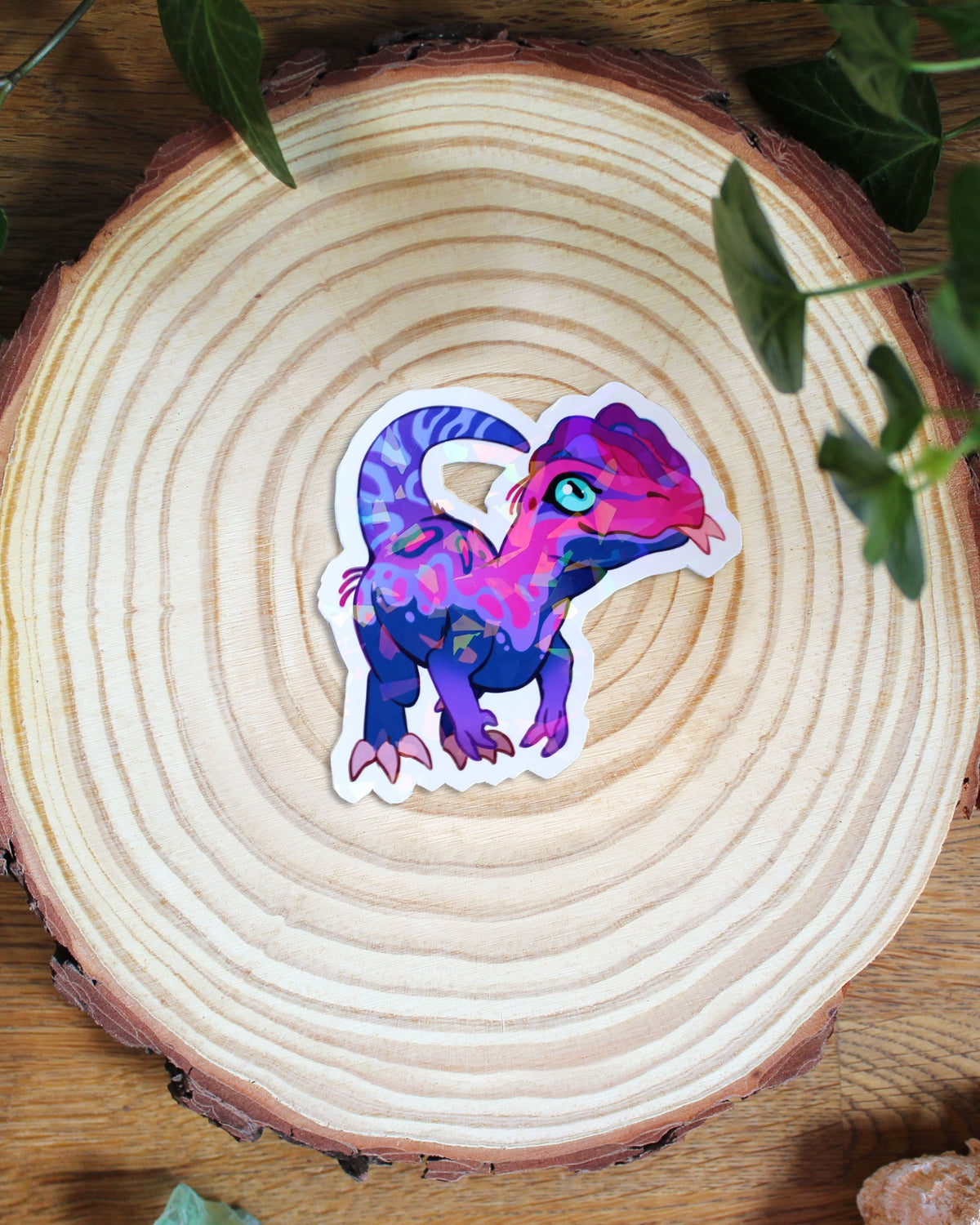 🏳️‍🌈Paleo Pride🏳️‍⚧️ Bisexual Pack | Holographic Sticker Bundle