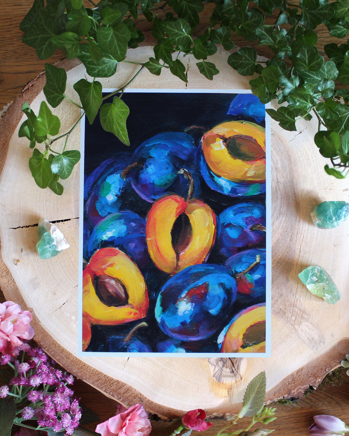 Autumn Plums | Matte Poster