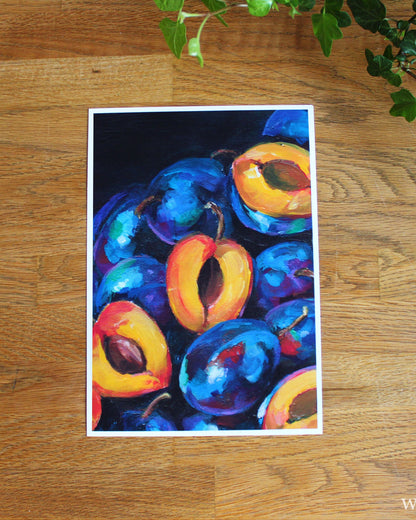 Autumn Plums | Matte Poster
