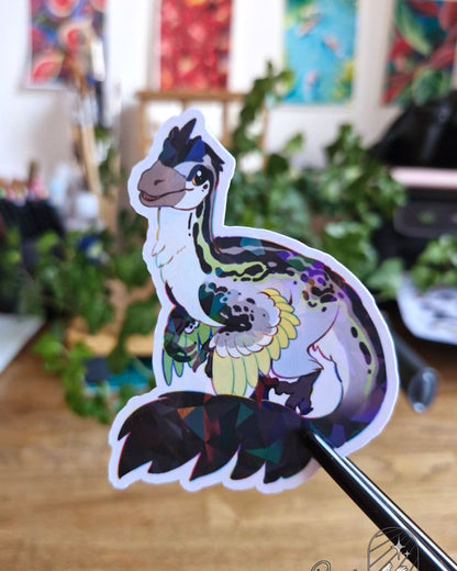 🏳️‍🌈Paleo Pride🏳️‍⚧️ Agender Pack | Holographic Sticker Bundle