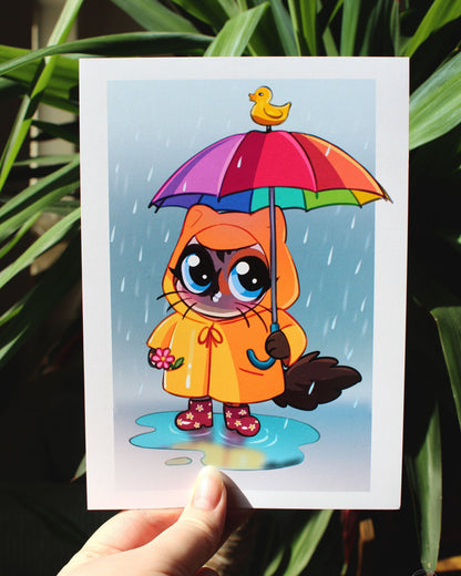 Duck the Rain | Matte Poster