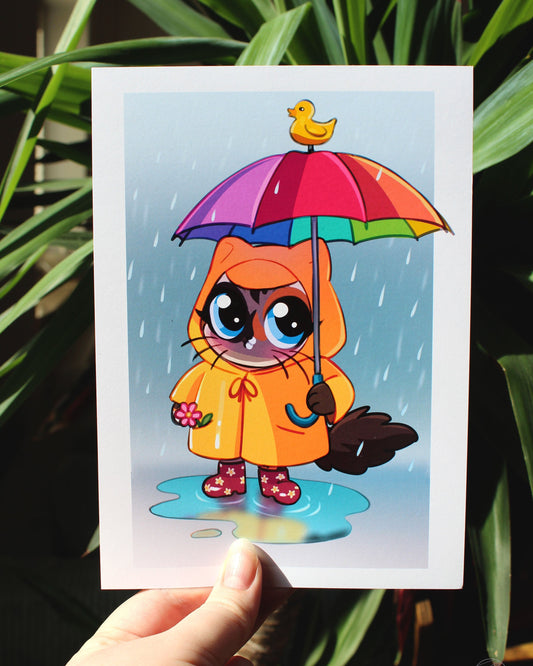 Duck the Rain | Matte Poster