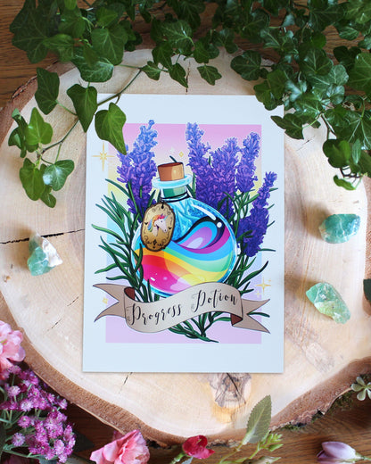 Pride Potion 🏳️‍🌈 | Progress Potion Matte Poster
