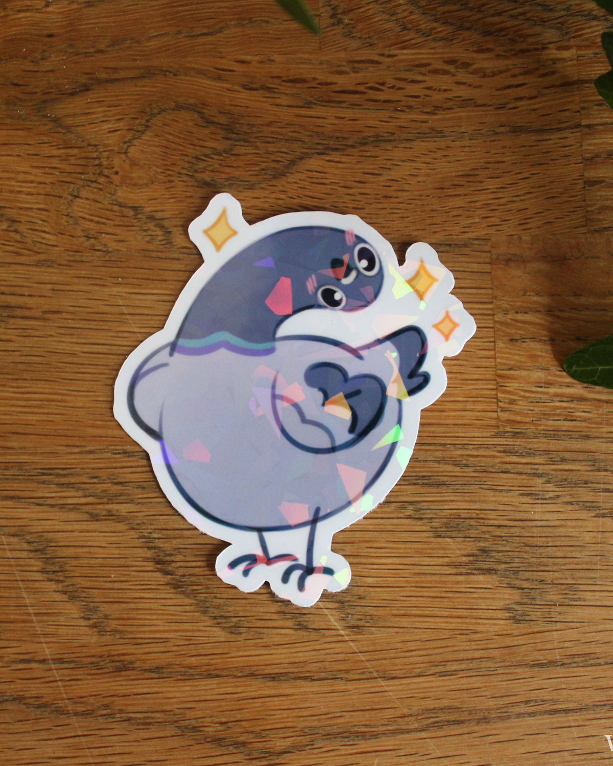 Pigeon | Holographic Sticker
